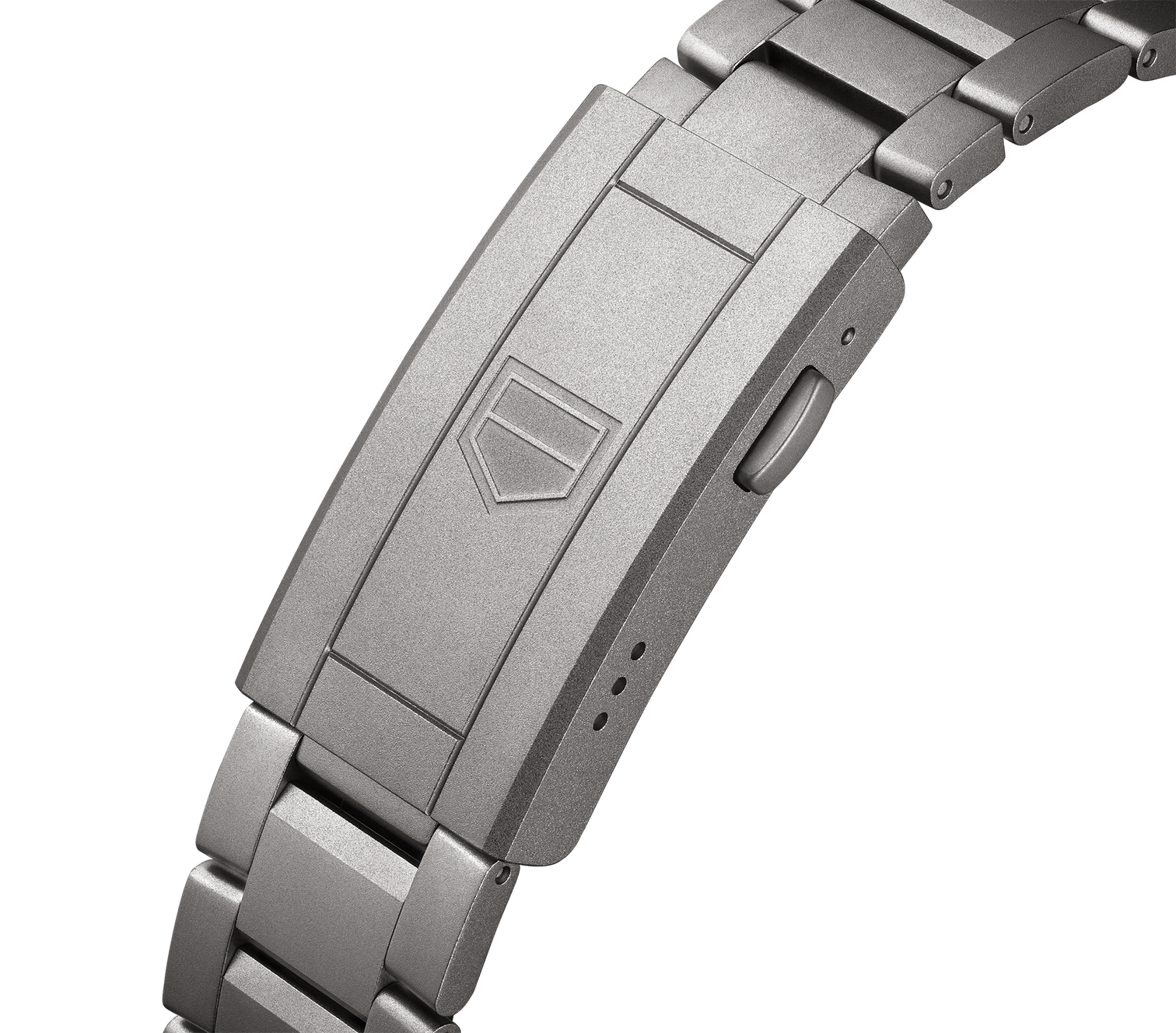 Titanium Bracelet Clasp on TAG Heuer Aquaracer Professional 200 Solargraph Watch